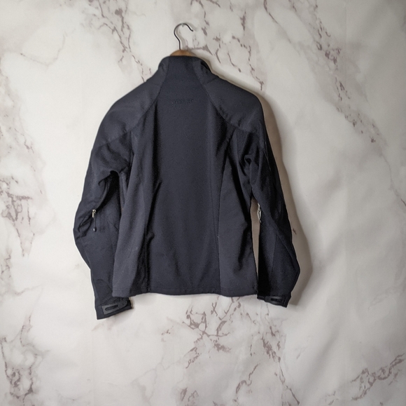 🖤 Marmot black softshell windbreaker jacket with pit zips - Picture 4 of 6
